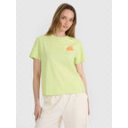 Women's oversize printed T-shirt 4F 4FRSS25TTSHF3160-73S 4f