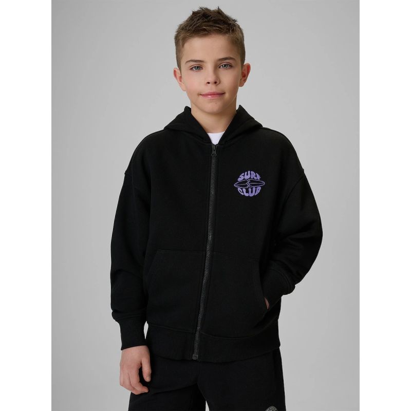 Boy's loose hooded sweatshirt 4F 4FJRSS26TSWSM2934-20S