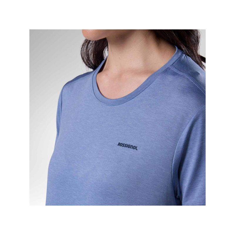 ROSSIGNOL Women's W Graphic Active Tee Purple