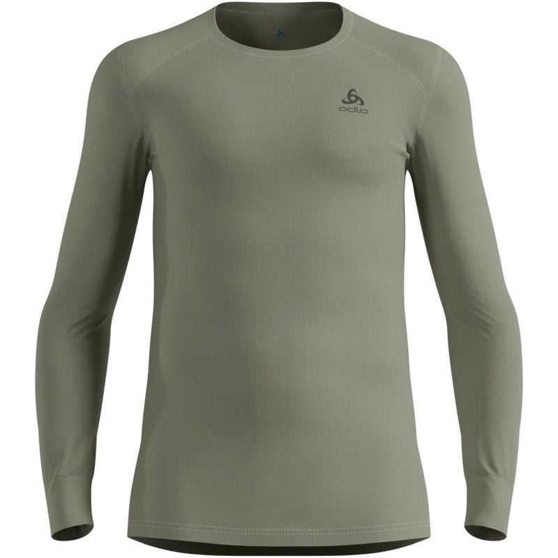 Odlo BL TOP crew neck l/s ACTIVE WARM long sleeve thermal underwear size L Gray Odzież militarna/Bielizna termoaktywna Your Sports Performance
