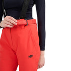 Women's ski pants 4F FNK F0944 red 4FWAW25TFTRF0944 62S Clothing Your Sports Performance