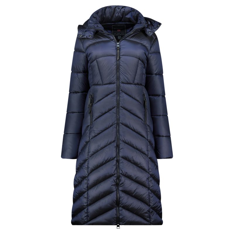 Geographical Norway Blanche Long Navy DB Lady 0116 Navy (WZ5476F/GN-Marine) In preparation Your Sports Performance