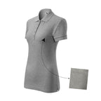 Malfini Cotton polo shirt W MLI-21312 dark gray melange Clothing/Lifestyle/T-shirts/Malfini Malfini