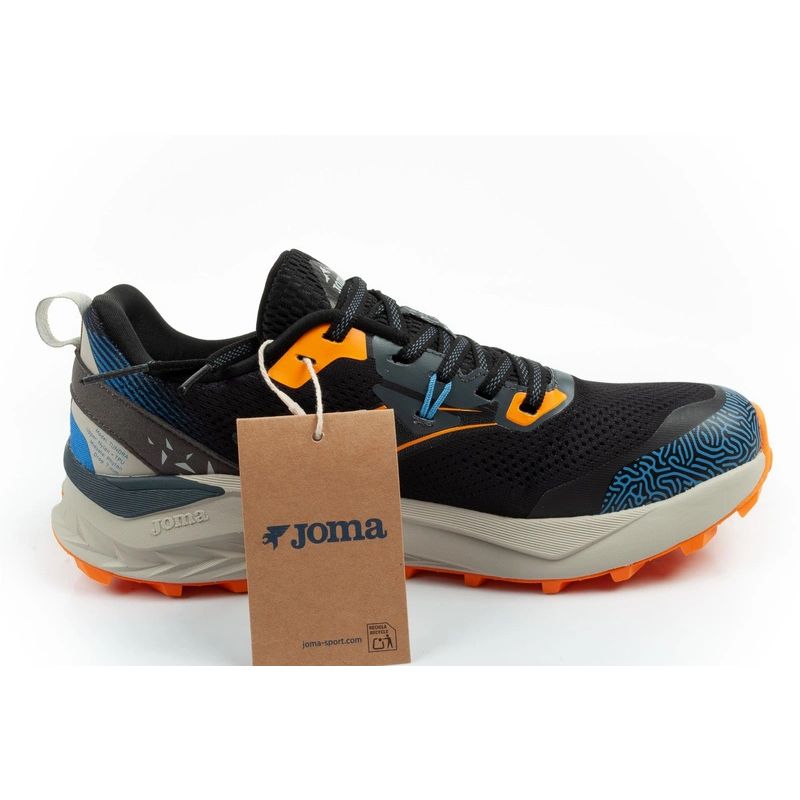 Joma Men's Tundra Cushioned Trail Running Shoes, Black Joma