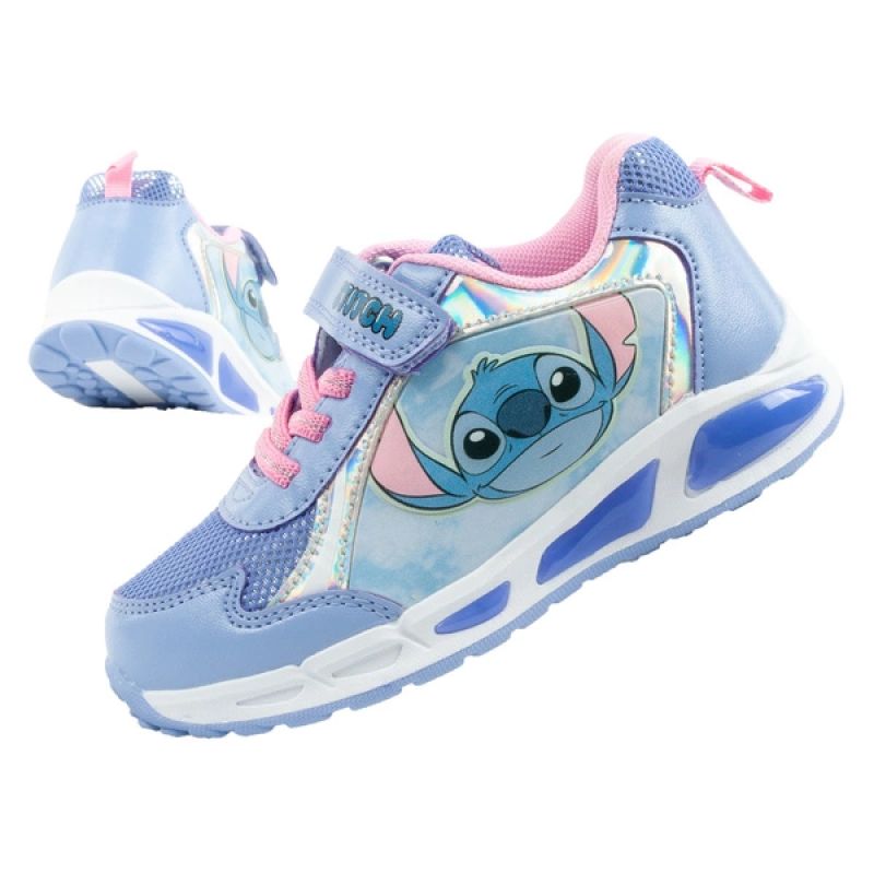 Leomil Stitch children's sports shoes, lightweight sneakers with Velcro LED In preparation Your Sports Performance