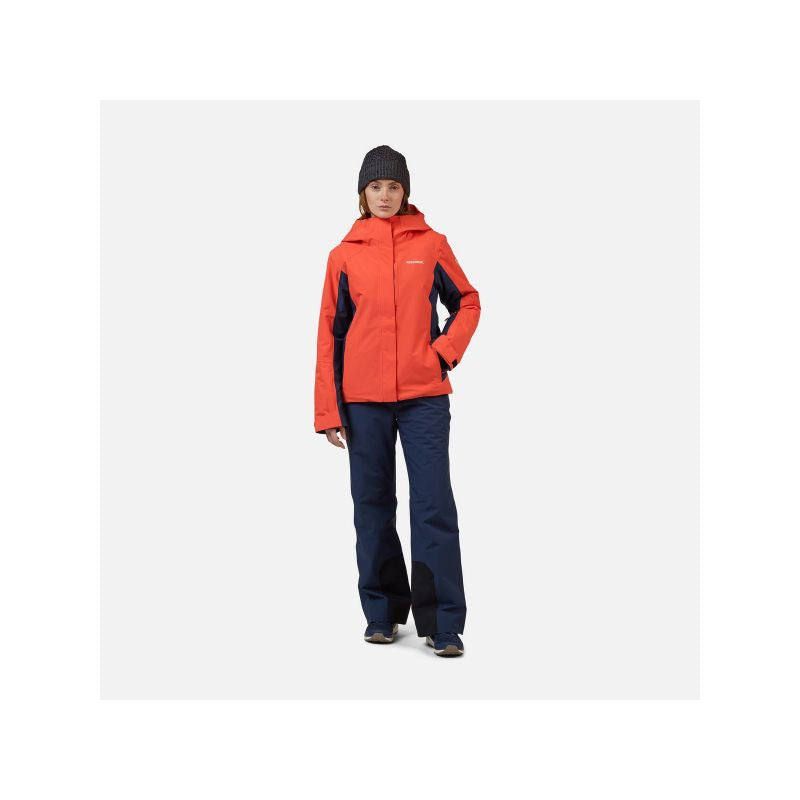 Women's ROSSIGNOL W VELIKA INSULATED JKT ski jacket, orange