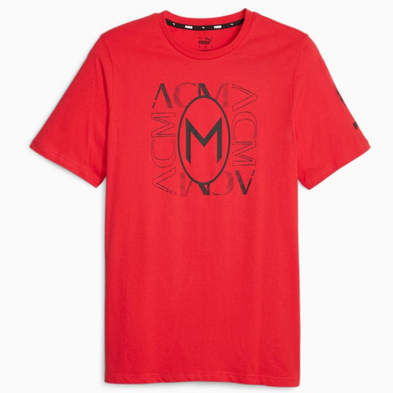 Puma AC Milan FtbCore Graphic Tee M 772314-01 Clothing/Football Puma