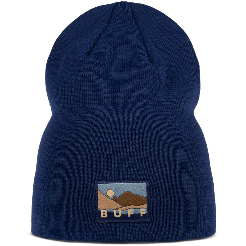 BUFF KNITTED BEANIE LILON LONG MIDNIGHT Beanie