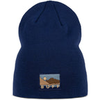 BUFF KNITTED BEANIE LILON LONG MIDNIGHT Beanie