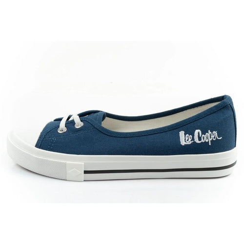 Lee Cooper shoes women's sneakers sporty blue slip-on ballet flats Lee Cooper