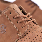 Rieker M RKR528 brown openwork leather shoes