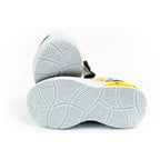 Leomil children's sports shoes Pokemon sneakers lightweight with velcro LED black yellow Leomil