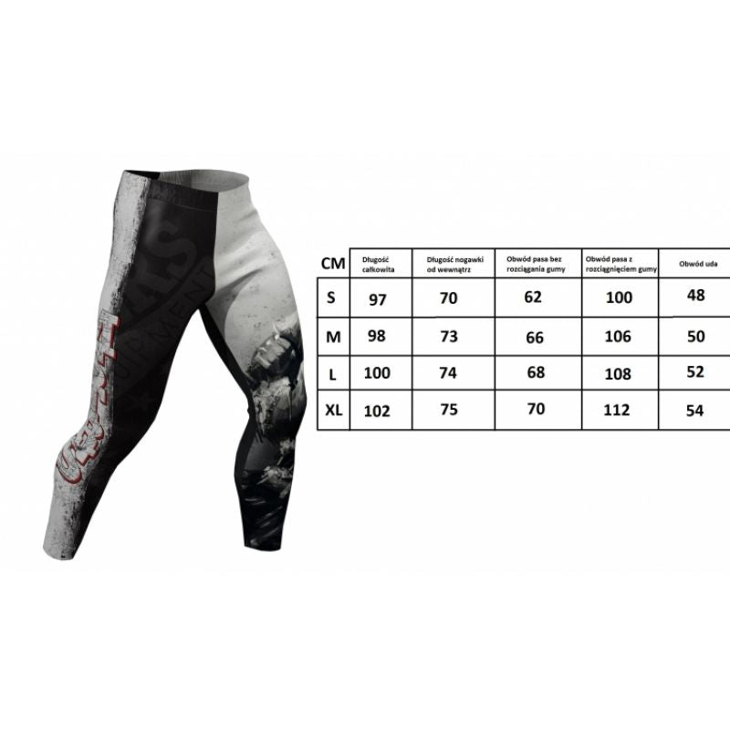MFC DARK SIDE "WARRIOR" Men's Long Leggings In preparation Your Sports Performance