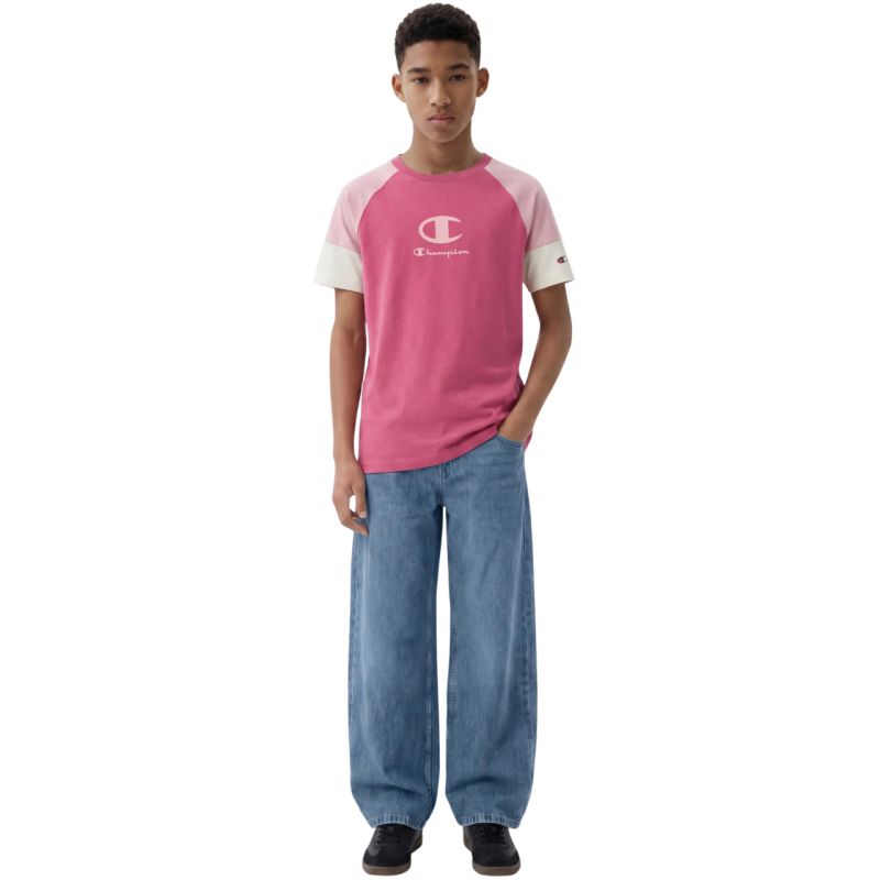 Champion SS Tee for Kids Pink 307719 PS029