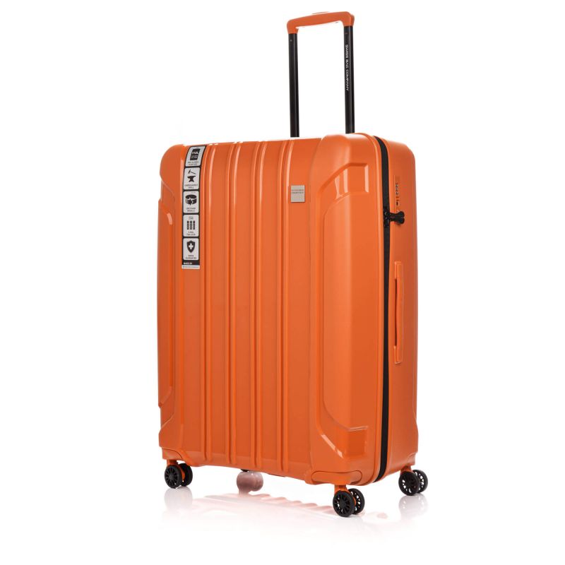 SwissBags Tourist Large Suitcase 77cm Orange