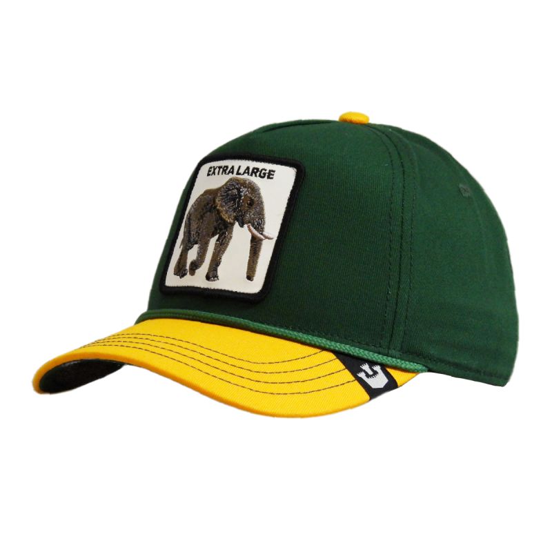 Goorin Bros. Extra Large Elephant Green Snapback Cap - 101-1328 Odzież/Czapki/Czapki z daszkiem Your Sports Performance