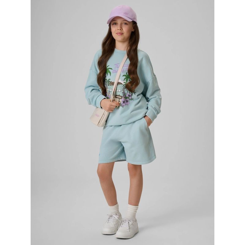 Girls' sweatpants 4F 4FJRSS26TSHOF0925-33S