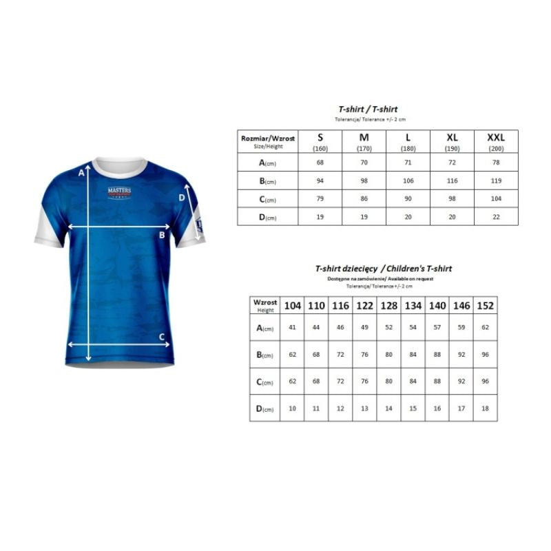 MASTERS Training T-Shirt (WAKO APPROVED) In preparation Your Sports Performance