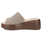 Filippo DK7798 Women's Taupe Leather Slides Filippo