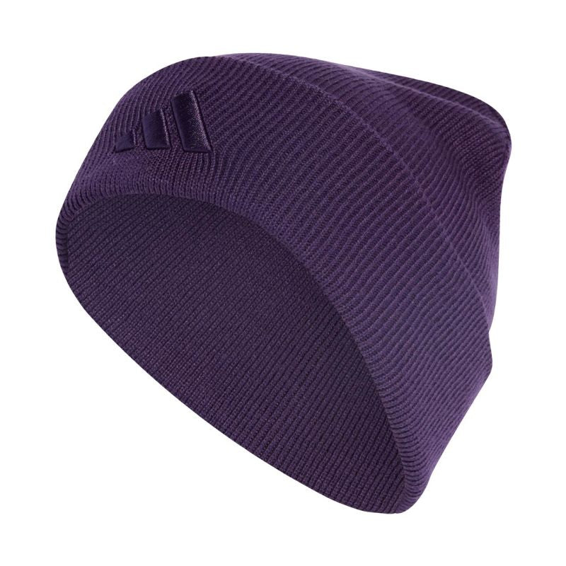 Adidas New Logo Beanie Cuff Purple JX5748 Clothing Your Sports Performance
