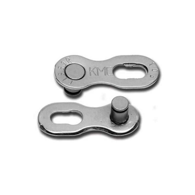 KMC Connector 10R EPT 2 pieces silver 10 rows blister Kmc/Złączka/10 Rzędowa Your Sports Performance