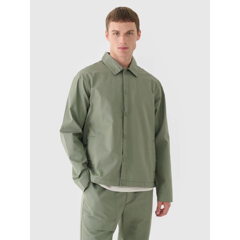 Men's transitional shirt jacket 4F 4FRSS24TTJAM0887-44S *Kategoria tymczasowa Your Sports Performance