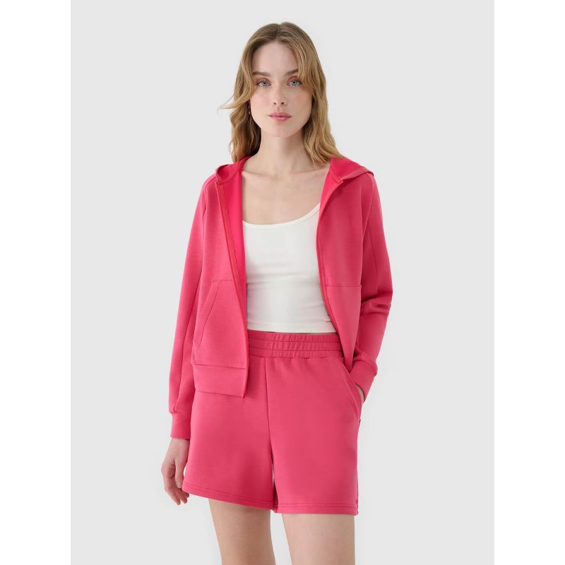 Women's sweatshirt with zipper and modal 4F 4FWSS25TSWSF1577-54S *Kategoria tymczasowa Your Sports Performance