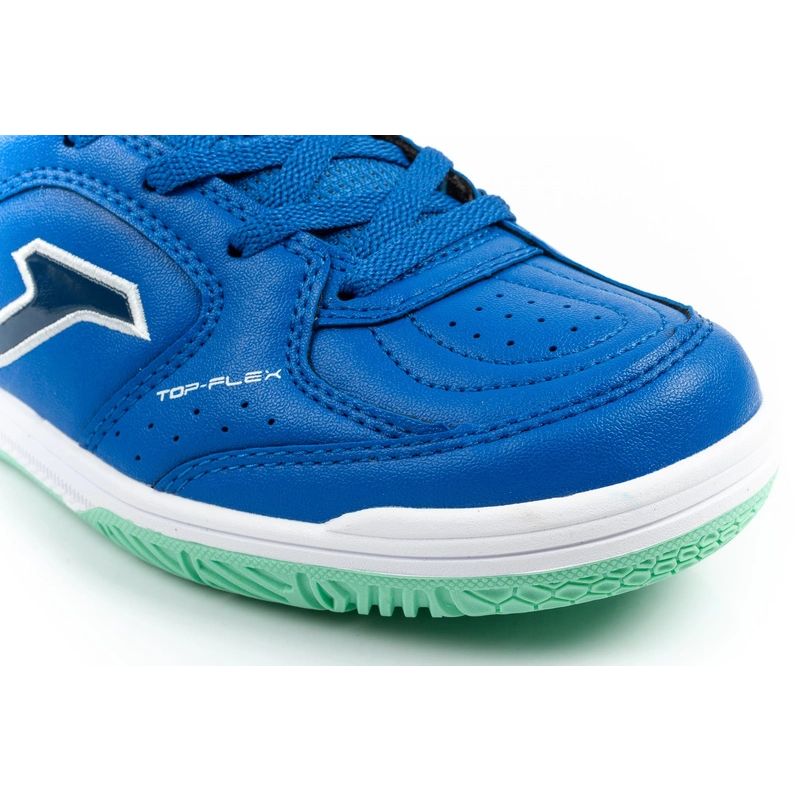 Joma Top Flex 2604 indoor football shoes for kids, blue Joma