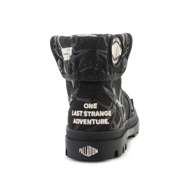 Palladium Stranger Things BAGGY HOPPER TUNNELS Women's 94625-008-M Black Palladium