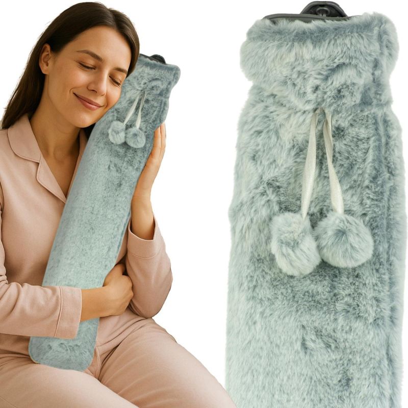 RUBBER HOT WATER BOTTLE IN ALPINA CASE 2L GRAY Home and Garden/Equipment Your Sports Performance