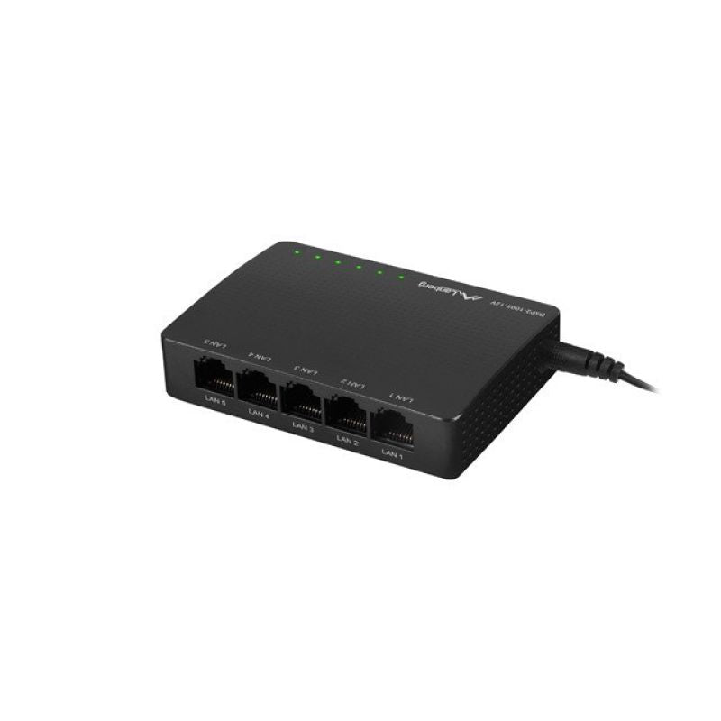 LANBERG SWITCH DSP2-1005-12V (5-PORT, 12V, 1GB/S) Komunikacja i łączność/Switch-e Your Sports Performance