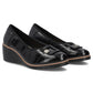 Leather wedge pumps black Filippo DP7661/26 BK Filippo