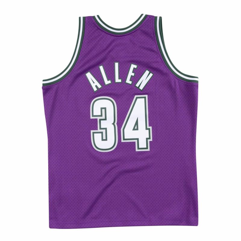 Mitchell & Ness Swingman Jersey NBA Milwaukee Bucks Ray Allen - SMJYAC18014-MBUPURP00RAL Koszulki NBA Your Sports Performance