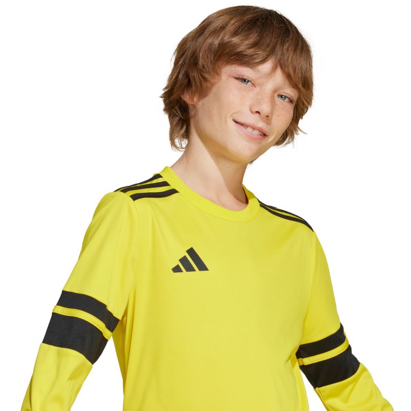 adidas Squadra 25 Long Sleeve Kids T-Shirt Yellow JJ0043 In preparation Adidas