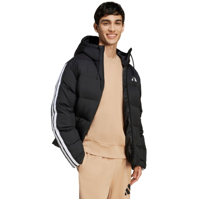 adidas Essentials Climawarm 3 Stripes Puffer Down Hooded M JM4165 adidas