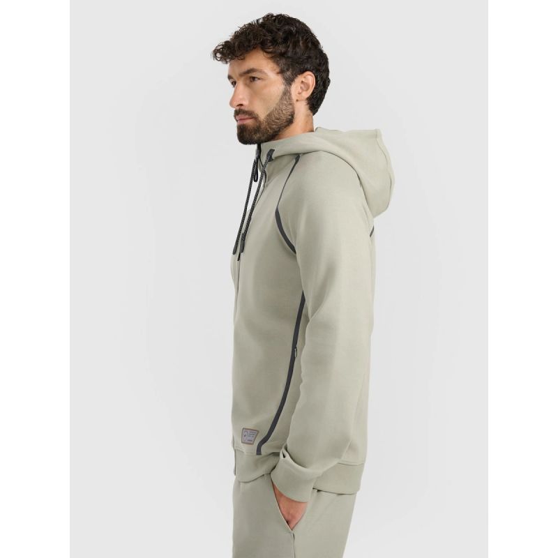 Men's zip-up hooded sweatshirt 4F 4FRAW25TSWSM2456-47S *Kategoria tymczasowa Your Sports Performance