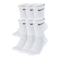 Nike Everyday Cushion Crew 6Pak SX7666-100 socks Clothing/Training/Socks/Unisex Nike