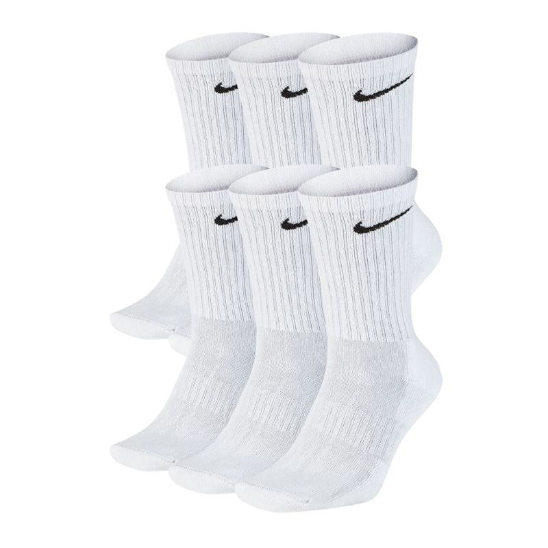 Nike Everyday Cushioned Crew Socks - 6-Pack (SX7666-100) Clothing/Training/Socks/Unisex Nike
