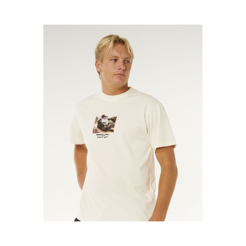 Men's RIP CURL Search Rig Tee White