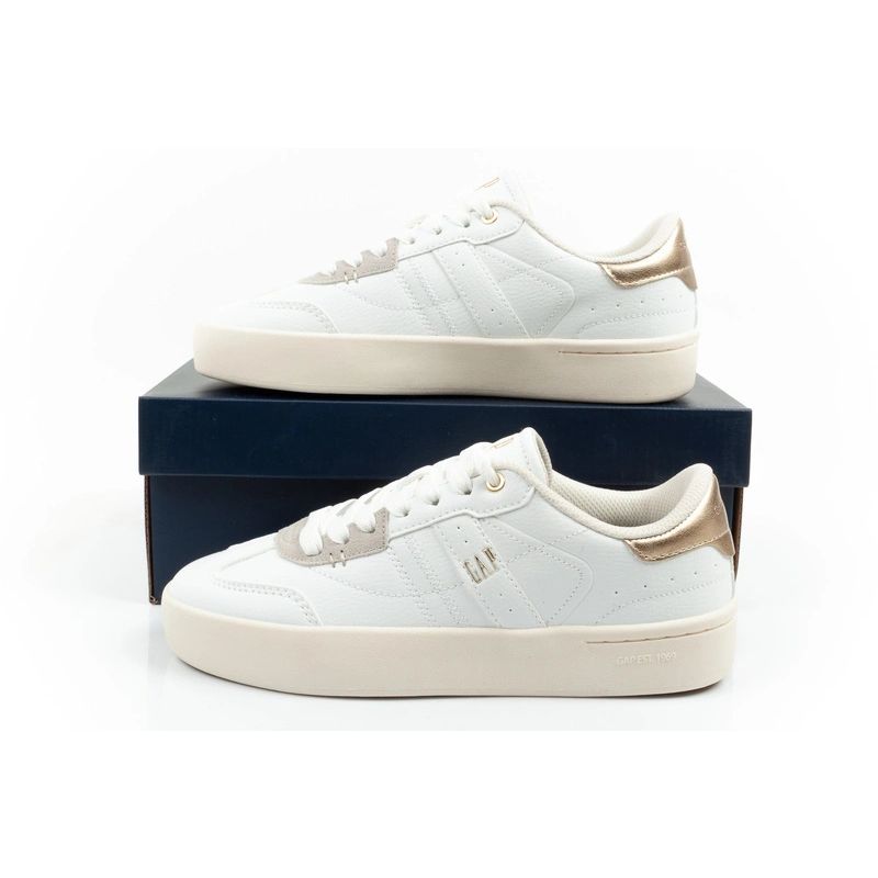 Gap women's sports shoes Boudler sneakers fashionable comfortable white Your Sports Performance