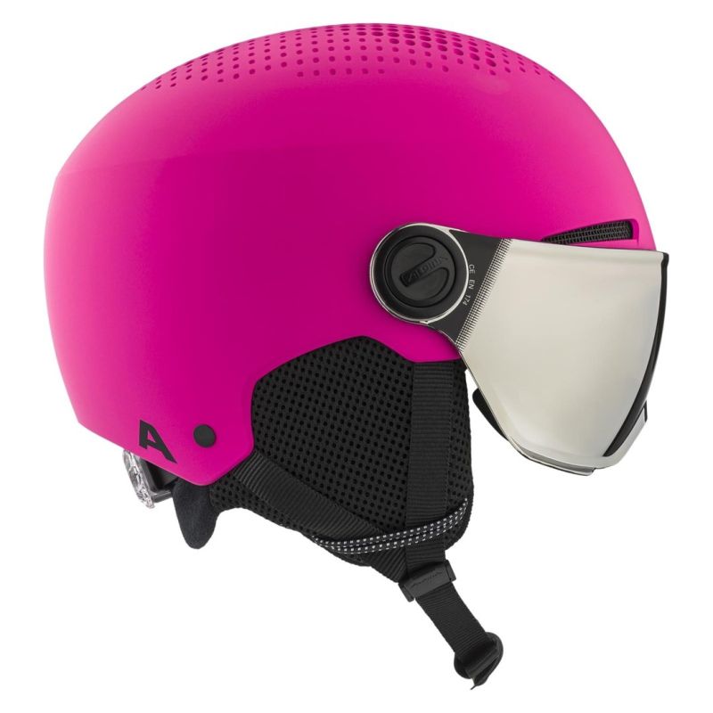 ALPINA ZUPO VISOR Q-Lite pink matt winter helmet 51-55 Narciarstwo/Kaski Your Sports Performance