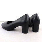 Women's black low-heel pumps Sergio Leone PB177 Footwear Your Sports Performance