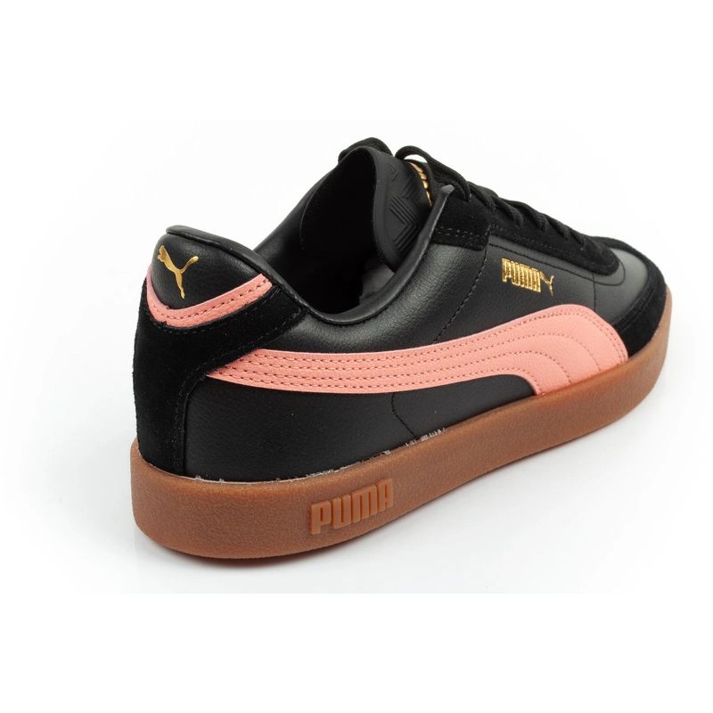 Puma women's sports shoes CLub II Era sneakers black fashionable leather