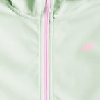Softshell jacket for girls 4F F478 mint 4FJWSS26TSOFF478 47S