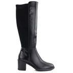Women's high-heeled boots with stretch black Vinceza 58652