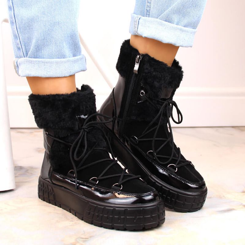 Filippo W PAW475A insulated leather platform boots, black Footwear/Lifestyle/Filippo Your Sports Performance