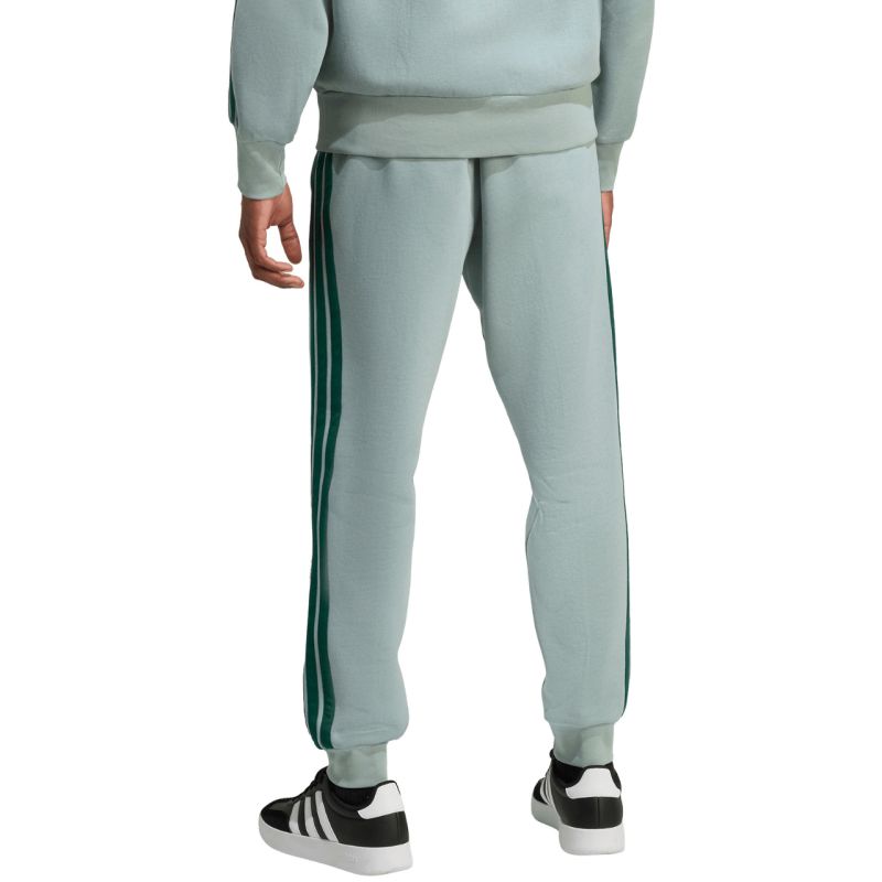 Men's adidas Essentials 3-Stripes Fleece Pants Mint KD4836