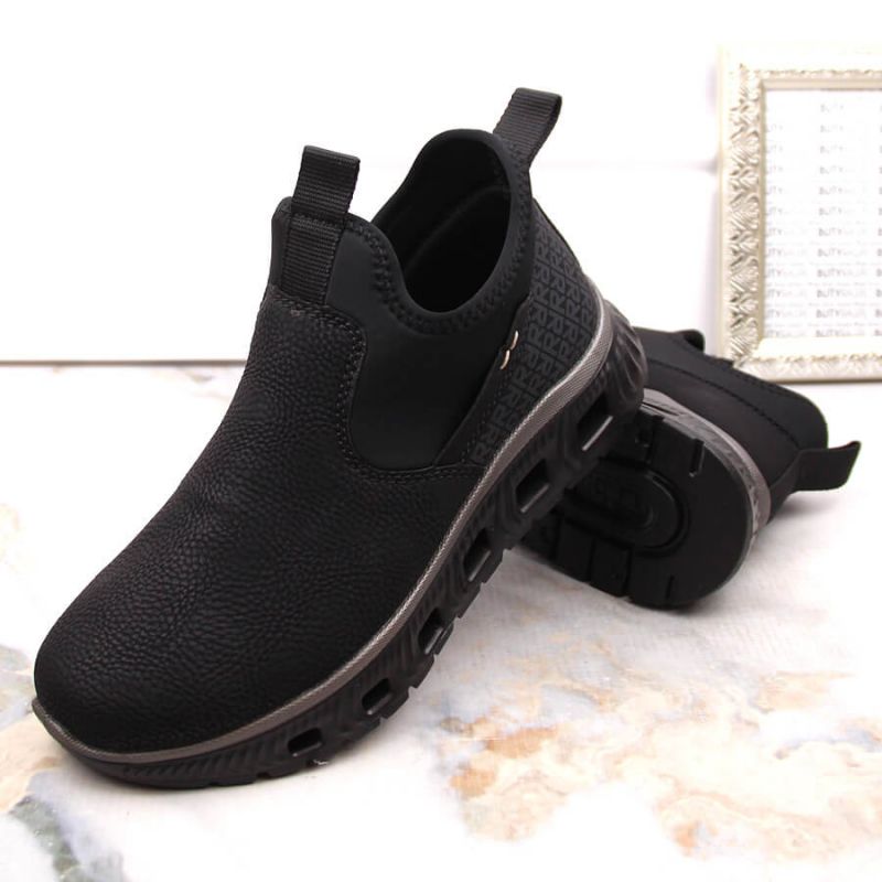 Rieker W RKR616 comfortable slip-on ankle boots, black Footwear/Lifestyle/Rieker Your Sports Performance