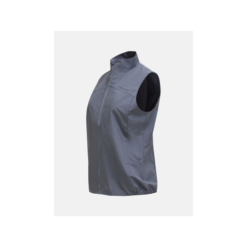 Women's PEAK PERFORMANCE W Glider Wind Vest, Gray