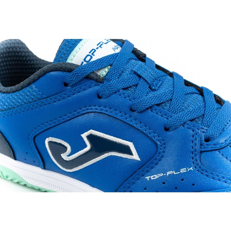 Joma Top Flex 2604 indoor football shoes for kids, blue Joma